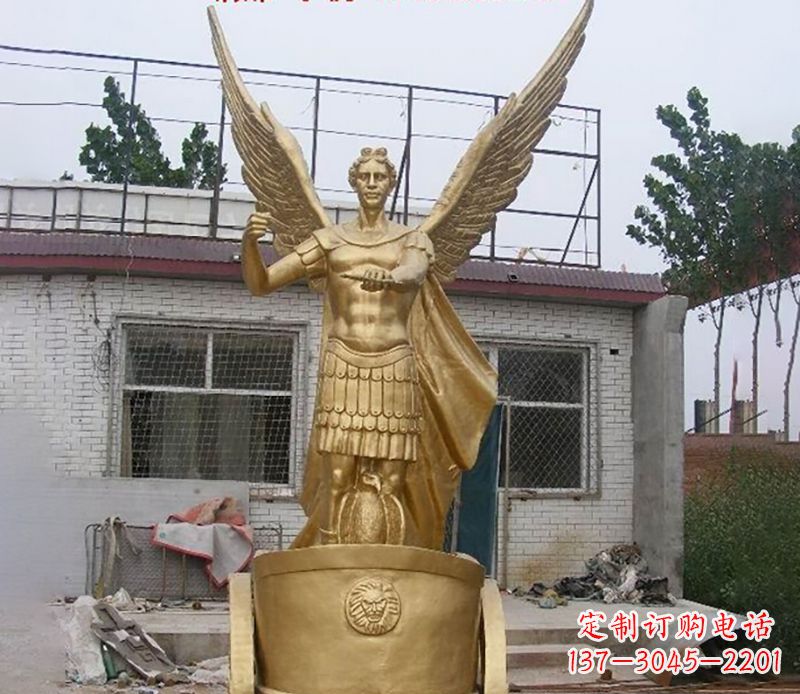 河南阿波罗人物铜雕