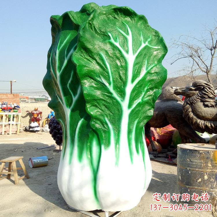 河南玻璃钢白菜雕塑