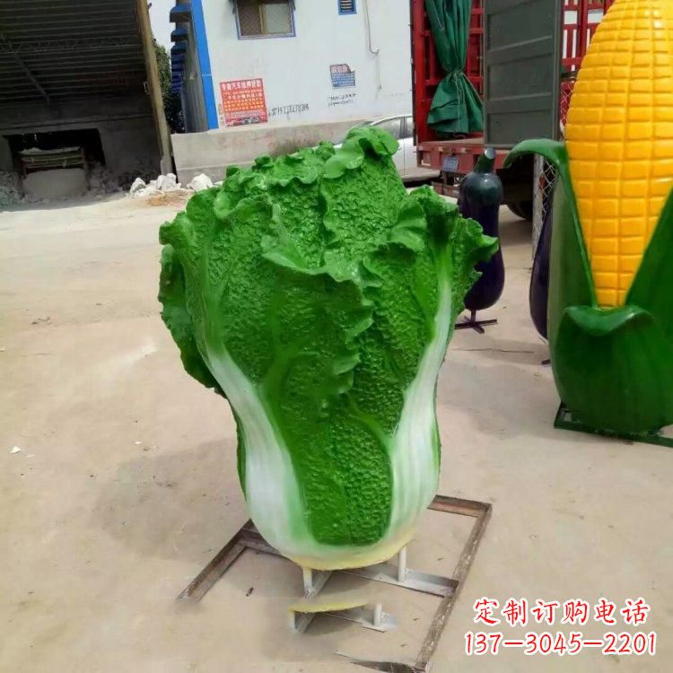 河南玻璃钢仿真白菜雕塑