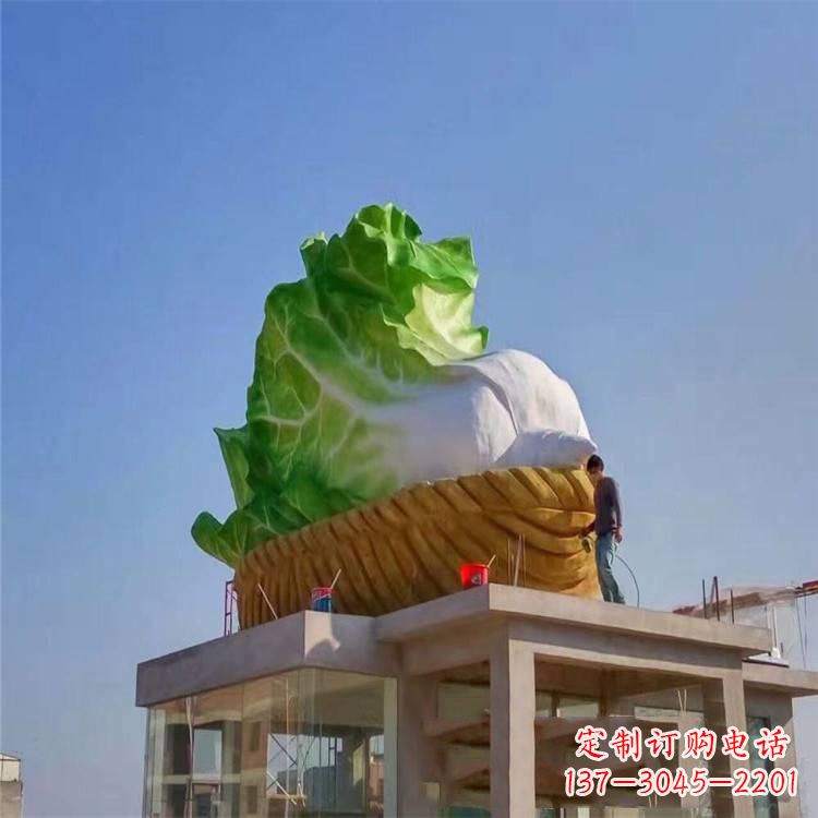 河南玻璃钢白菜雕塑