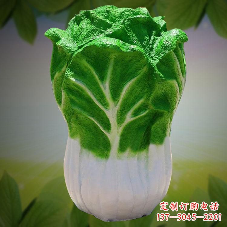 河南新鲜白菜石雕——给家中装饰增添可爱气息