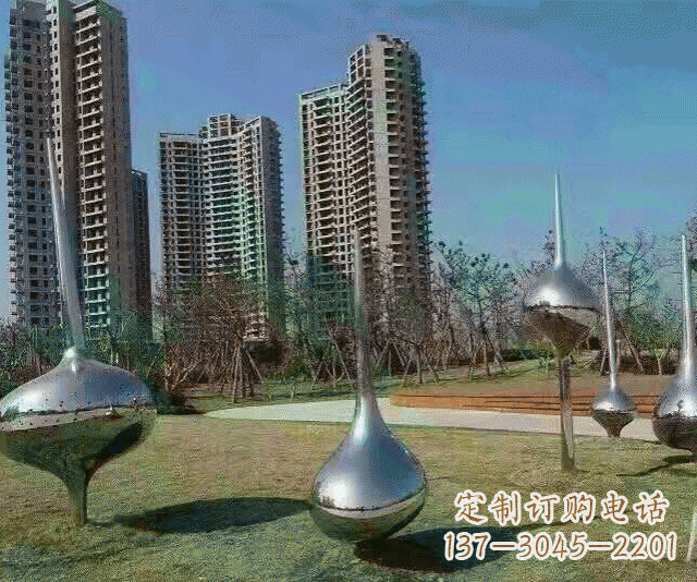 河南精致的不锈钢陀螺雕塑