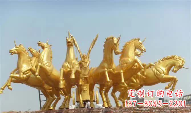 河南阿波罗战车铜雕