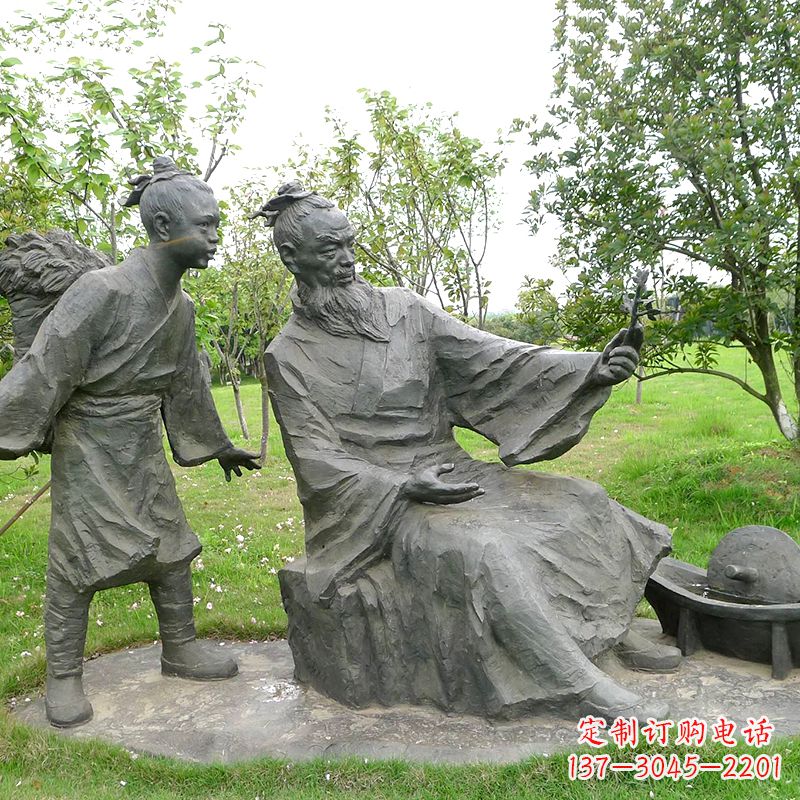 河南“朱耷”全新系列雕塑——传承明清文化,记录中国历史