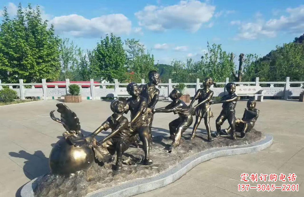 河南萝卜精灵铜雕——精致的家居装饰