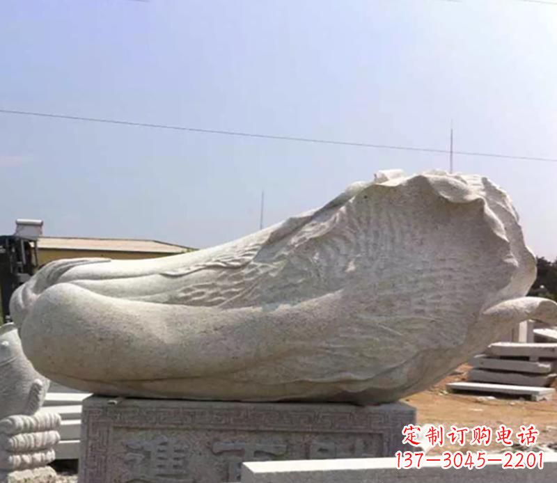 河南白菜大理石雕塑