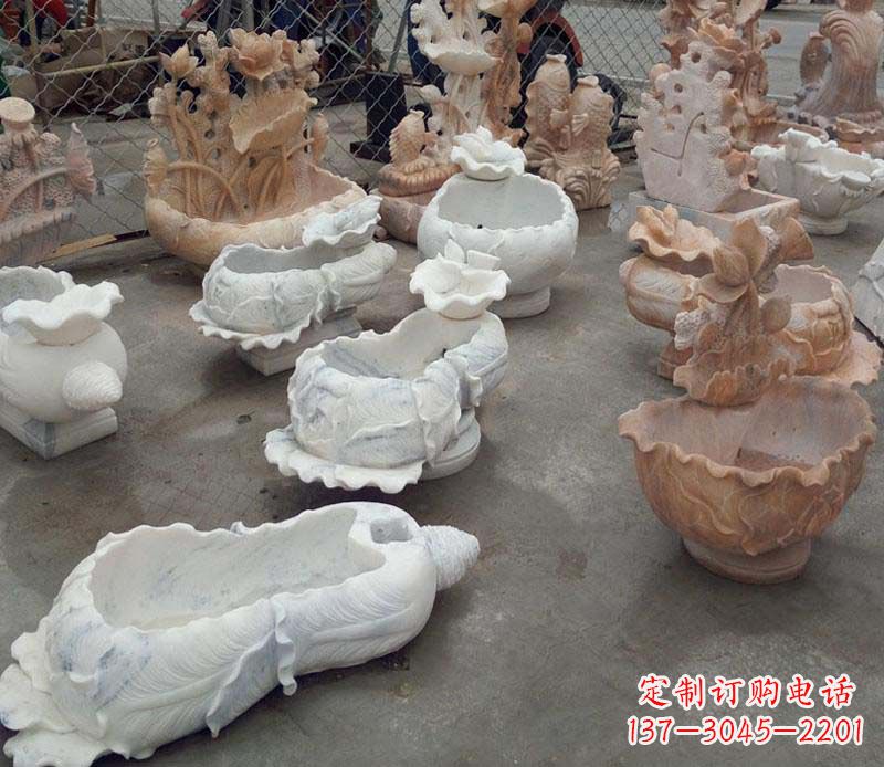 河南白菜水盆景观石雕
