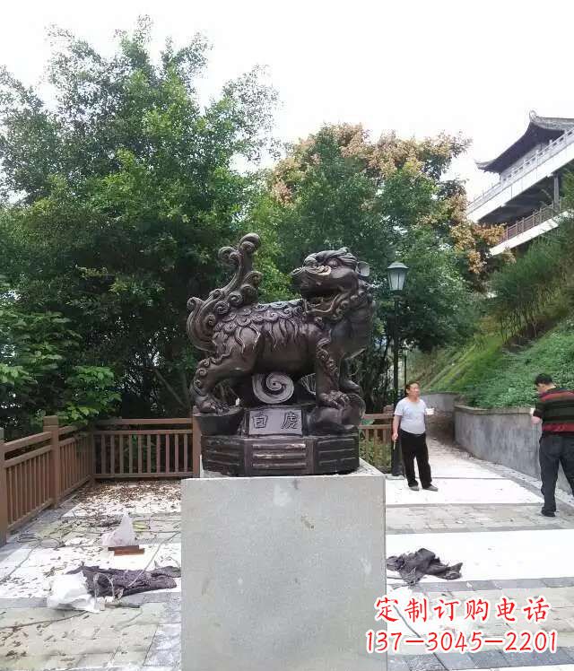 河南白虎神兽雕塑