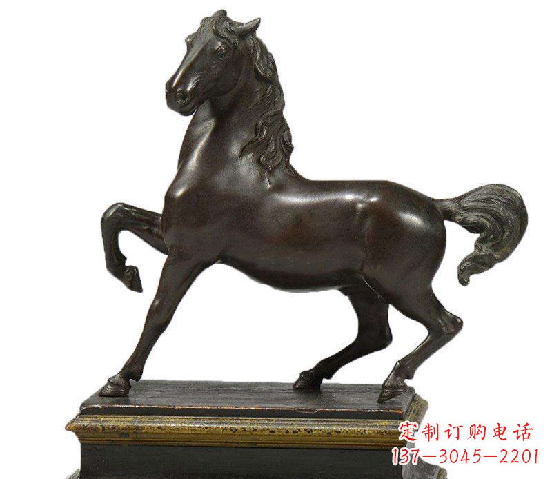 河南办公招财马动物铜雕塑
