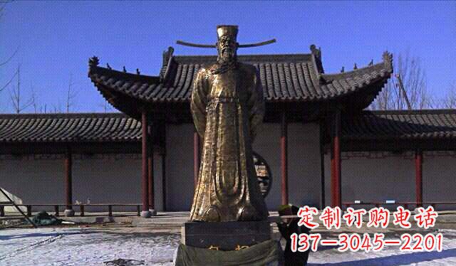 河南包拯古代名人铜雕