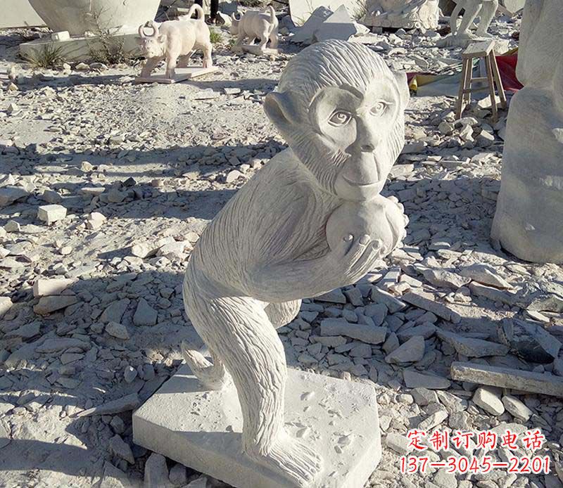 河南“猴子石雕”——精致细腻的石头精雕