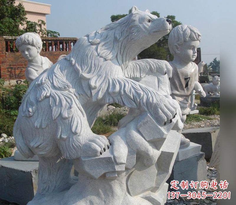 河南北极熊石雕