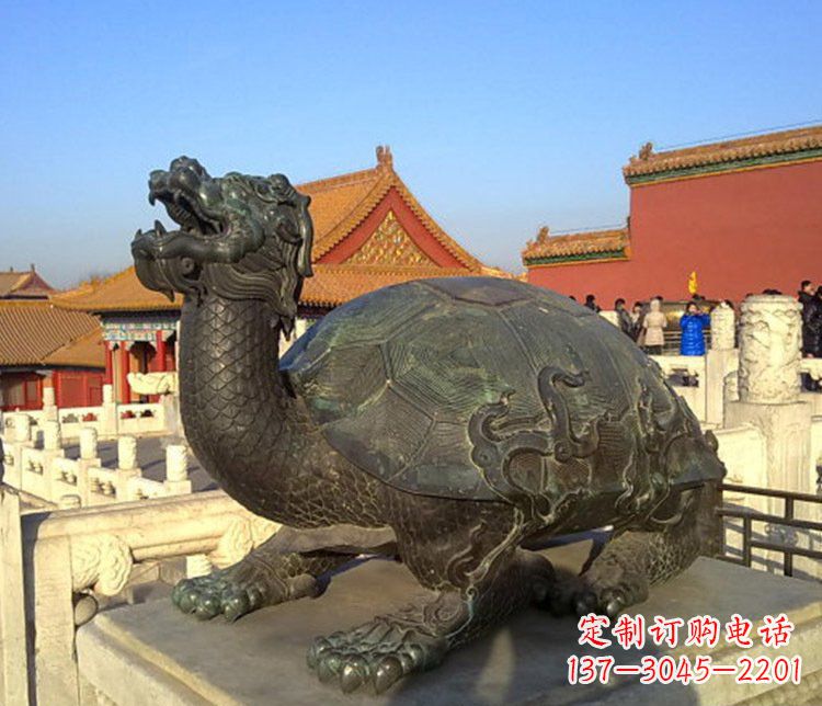 河南龙之精髓铜雕摆件