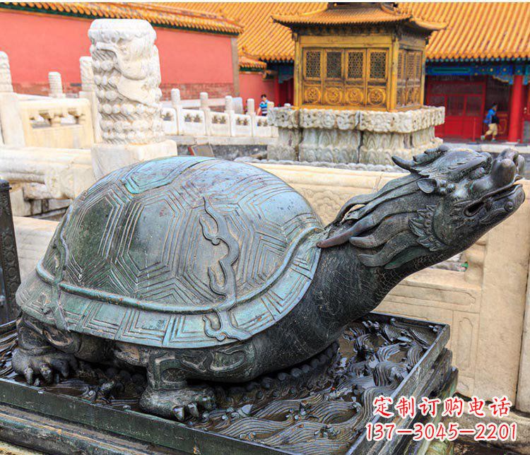 河南北京故宫龙龟景观铜雕塑