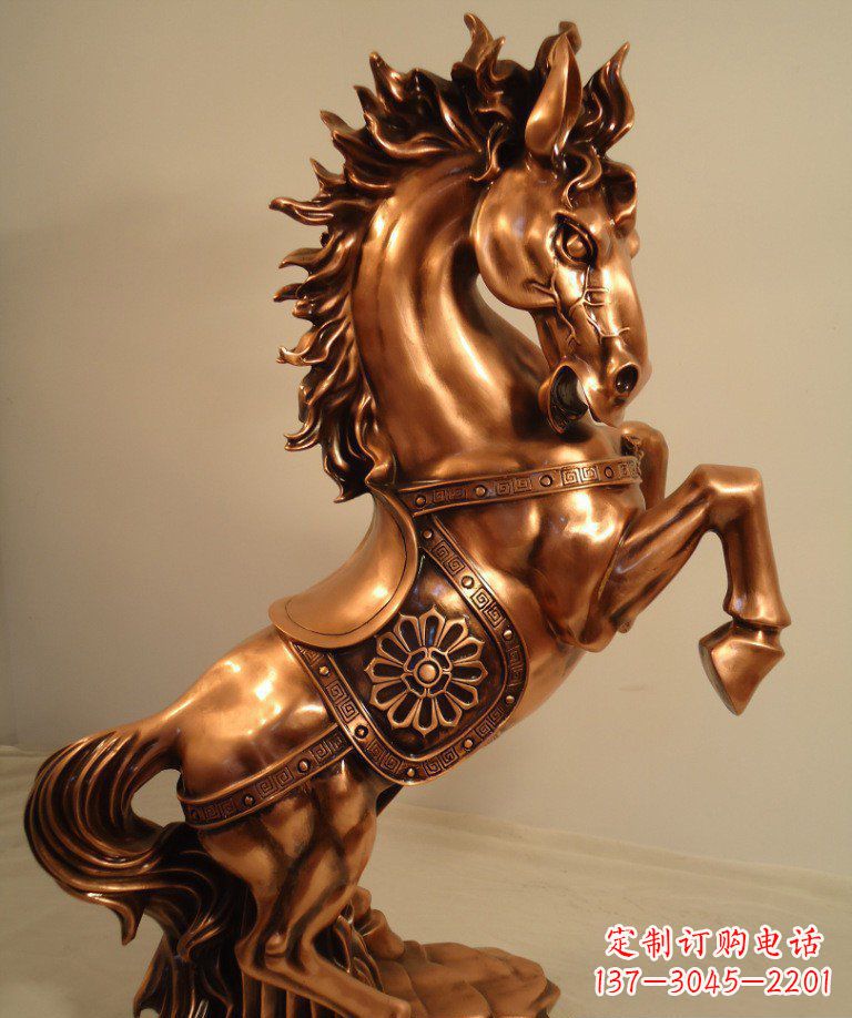 河南精美的仿铜马雕塑