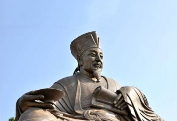 河南历史名人北宋文坛领袖欧阳修铸铜雕塑