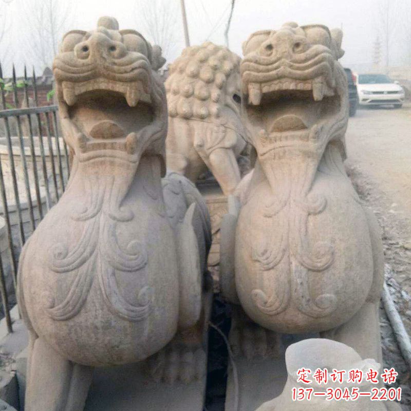 河南狴犴仿古石雕塑