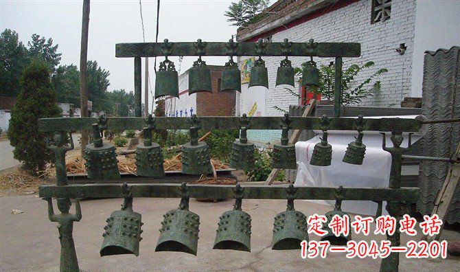 河南编钟仿古铜雕