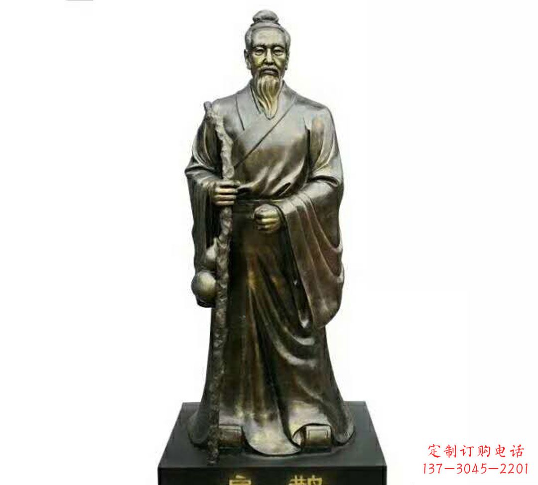 河南扁鹊神医铜雕