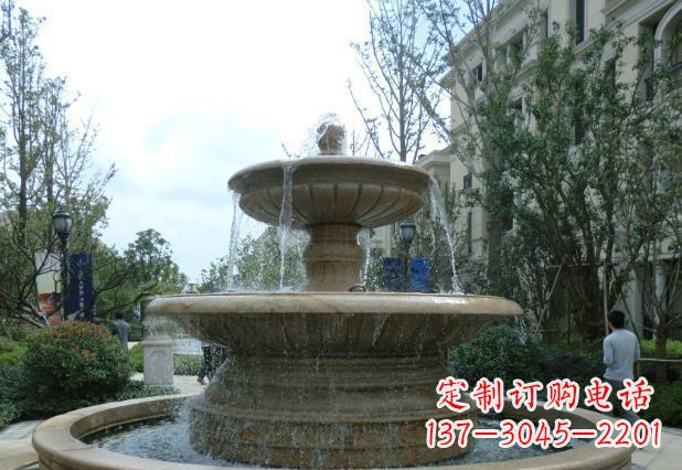 河南别墅景观大型喷泉石雕 (3)