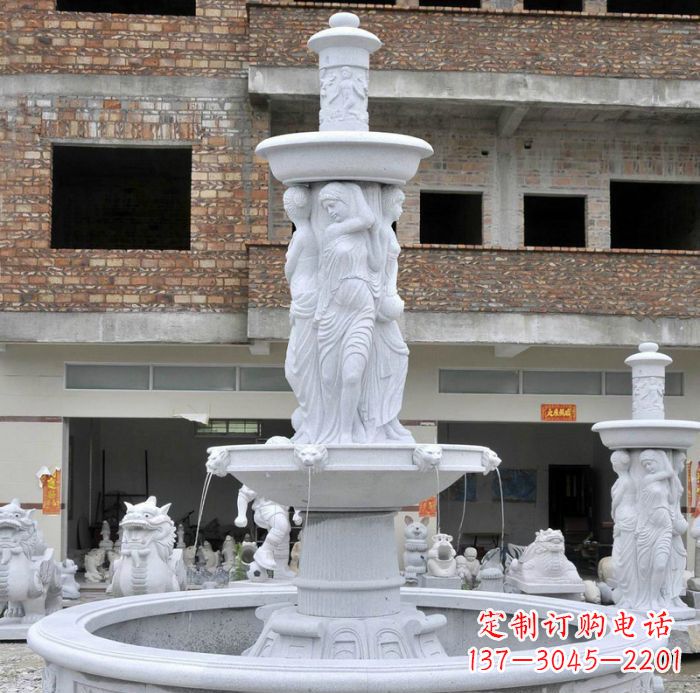 河南精美绝伦的喷泉石雕