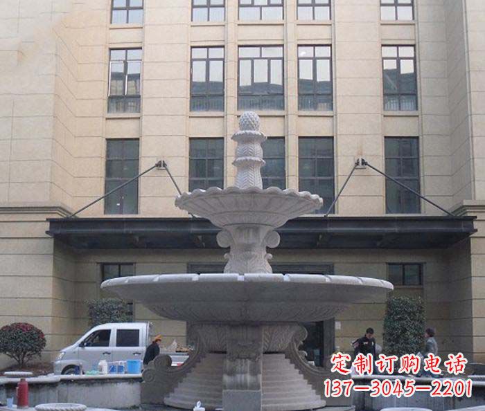 河南别墅景观欧式喷泉石雕