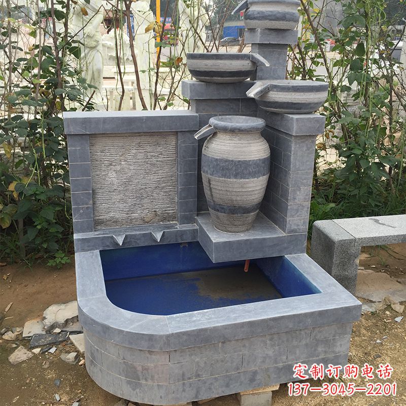 河南别墅喷泉 石雕喷泉
