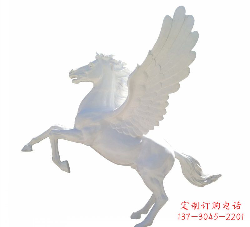 河南玻璃钢白色飞马