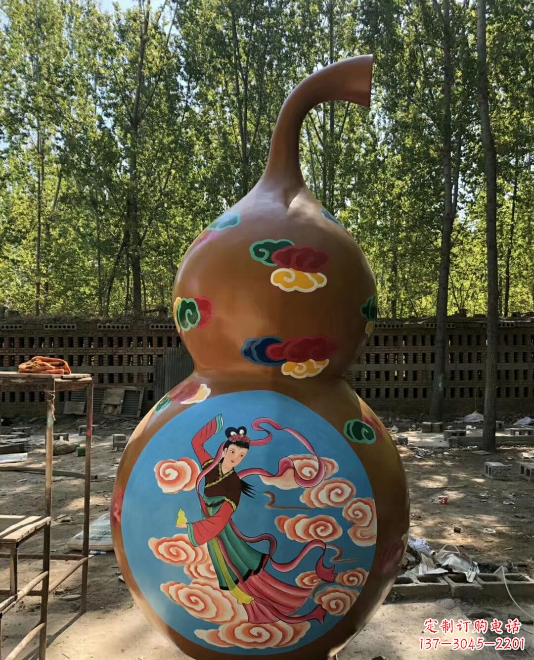 河南新颖玻璃钢葫芦雕塑
