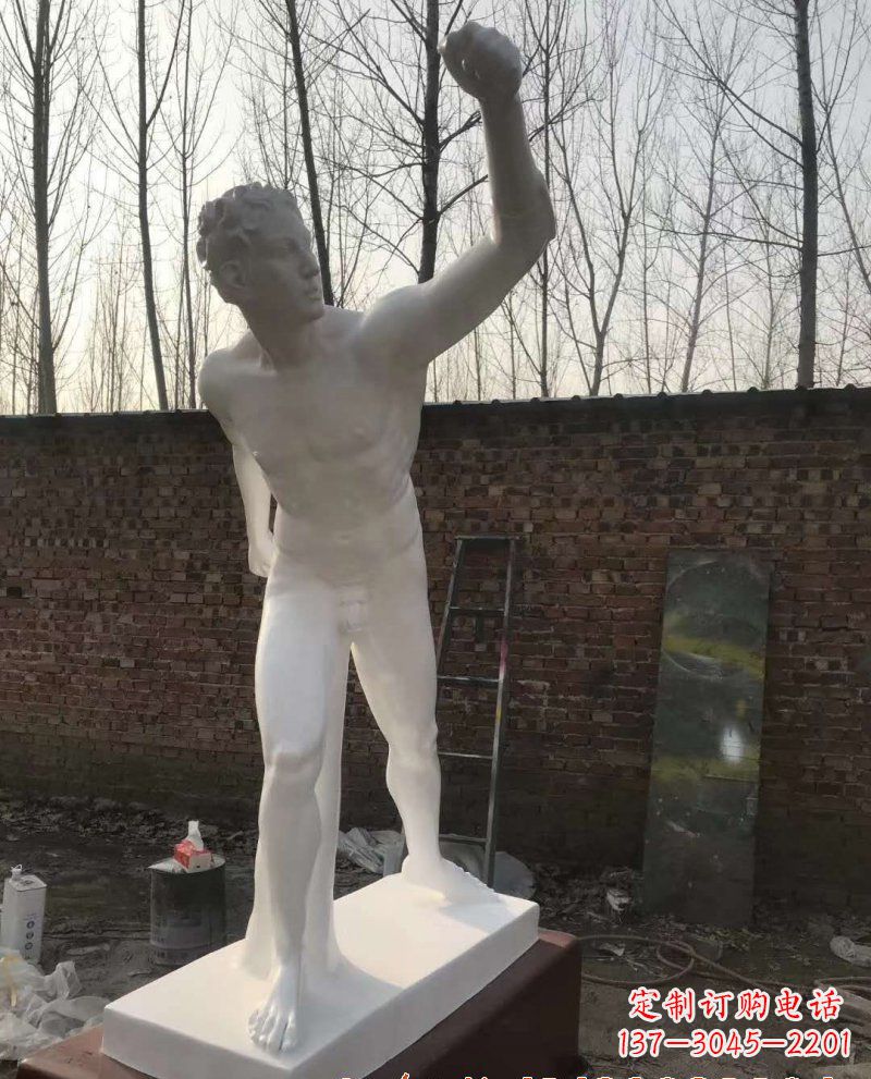 河南玻璃钢大卫人物雕塑