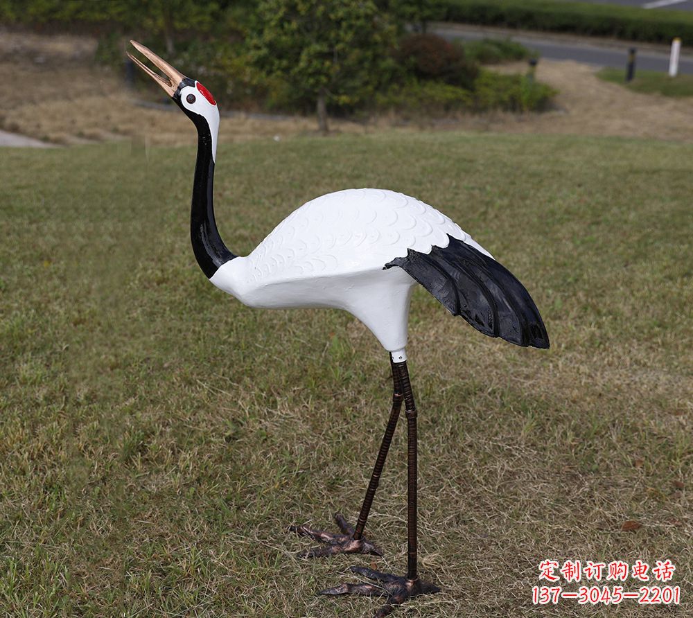 河南玻璃钢雕塑仙鹤