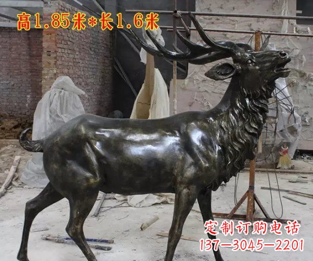 河南玻璃钢仿铜动物雕塑精美绝伦