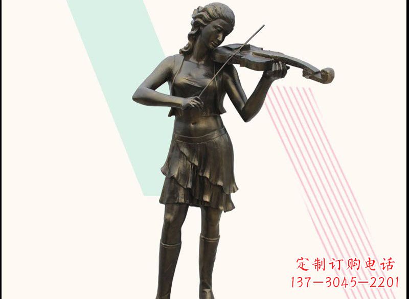 河南玻璃钢雕刻的女孩