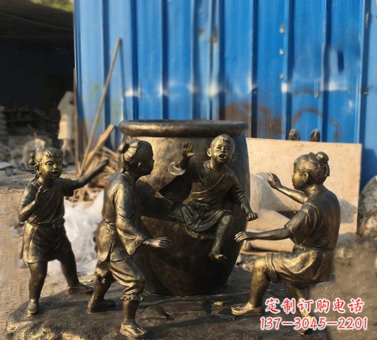 河南玻璃钢仿铜司马光砸缸