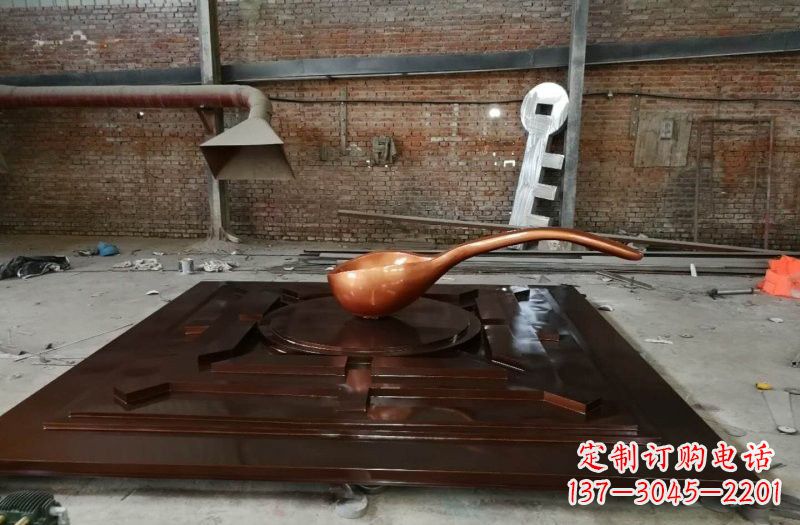 河南玻璃钢仿铜司南案例