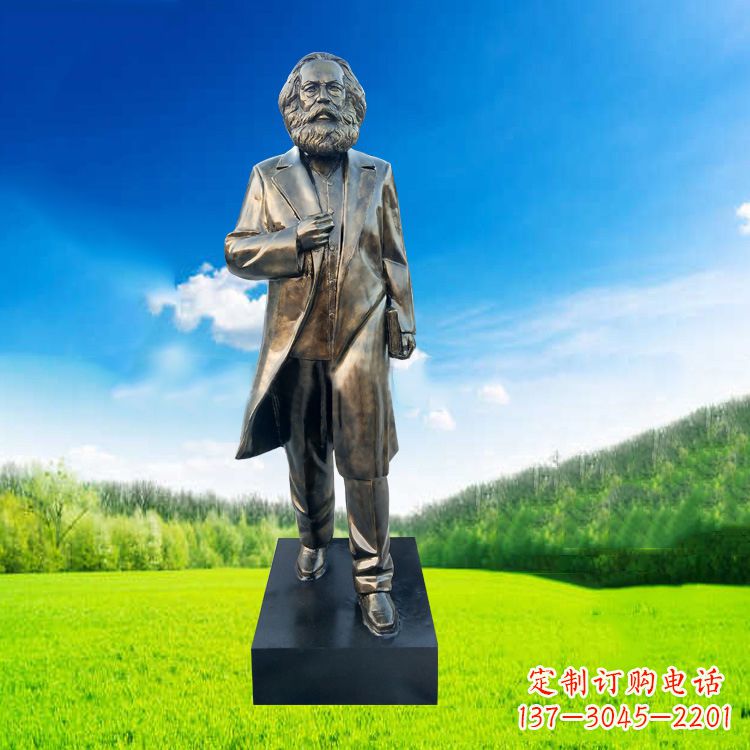 河南玻璃钢马克思塑像伟人的永恒记忆