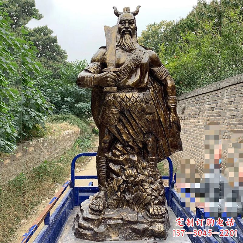 河南炎帝神农氏玻璃钢雕塑一种新的艺术形式