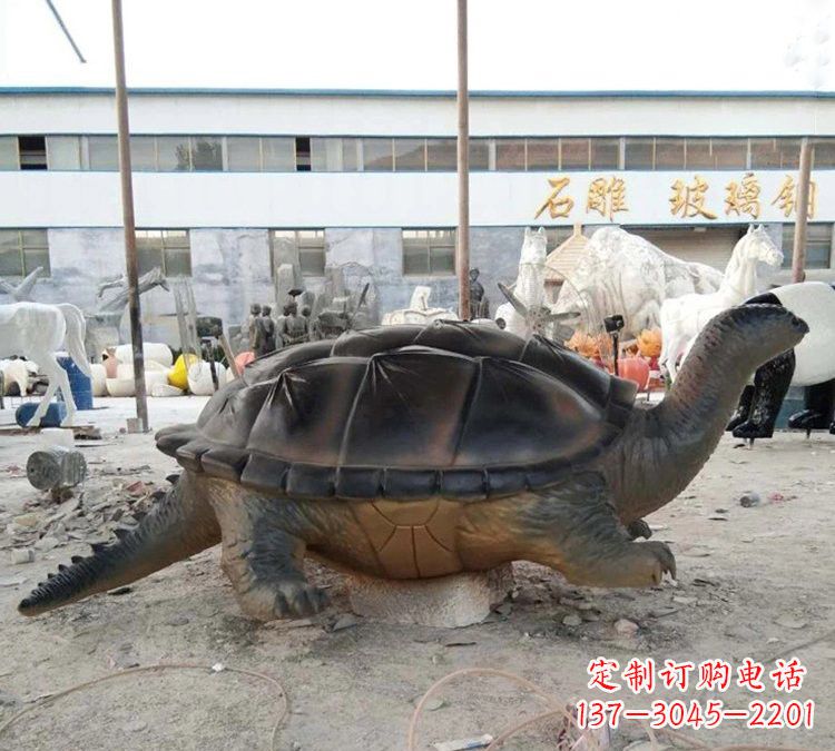河南玻璃钢仿真大型乌龟雕塑