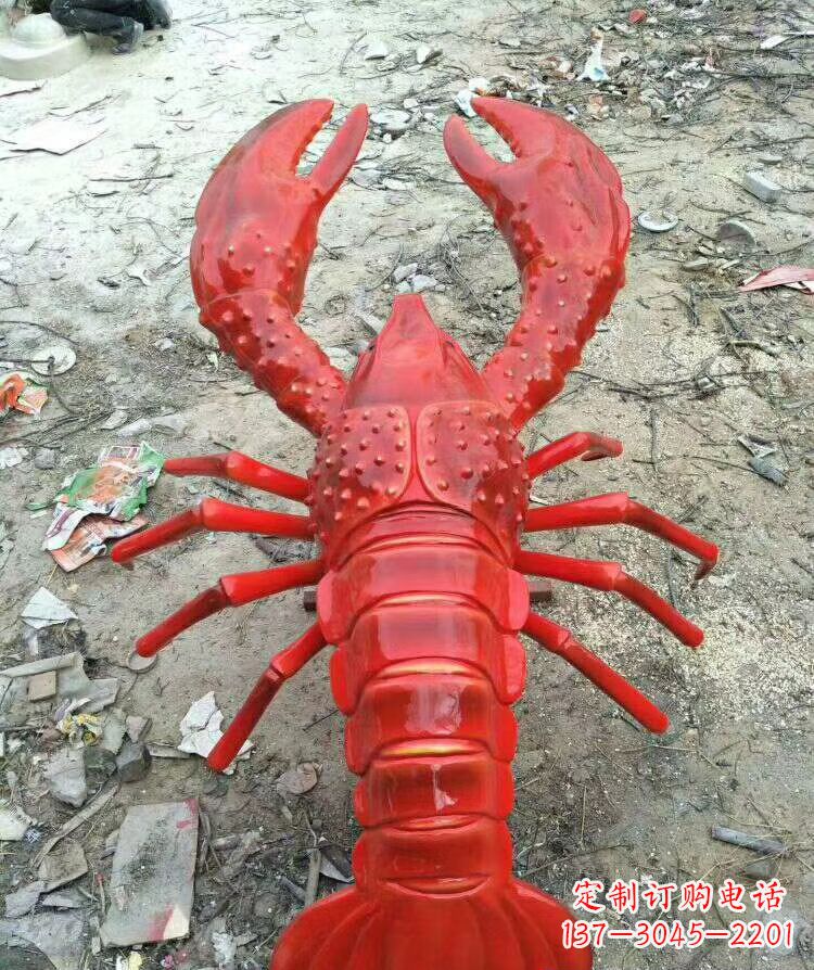 河南玻璃钢仿真龙冠动物雕塑