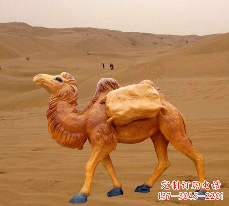 河南玻璃钢骆驼雕塑