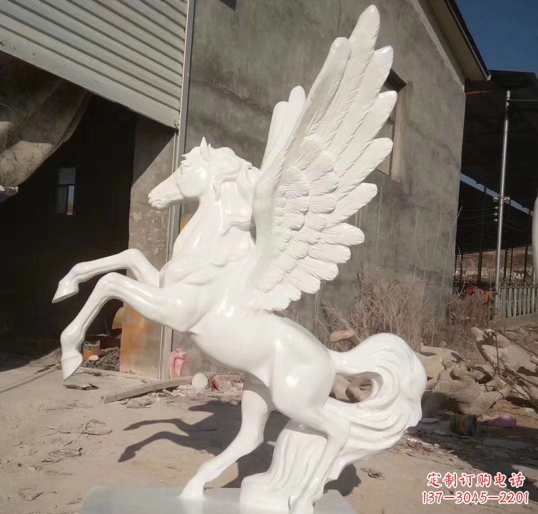 河南玻璃钢飞马雕塑动物雕塑精彩之旅
