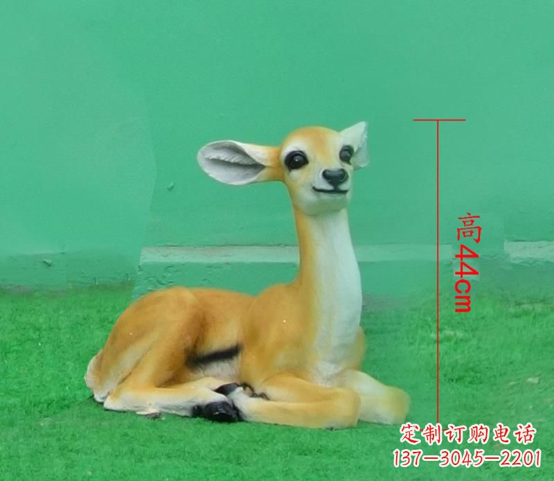 河南玻璃钢制作的羚羊雕塑