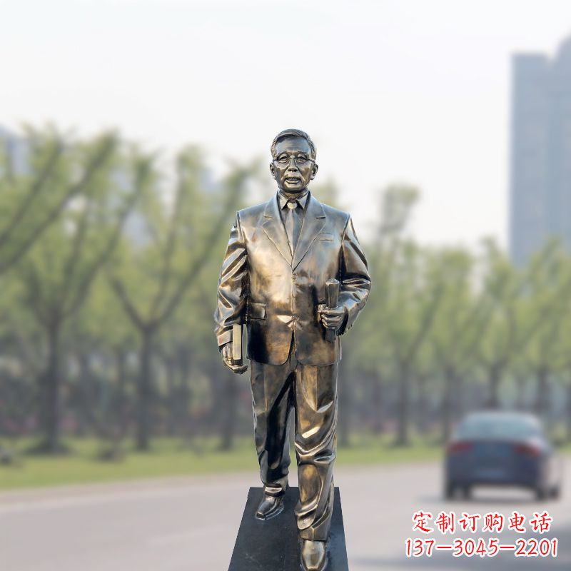 河南华罗庚雕塑传承与现代化