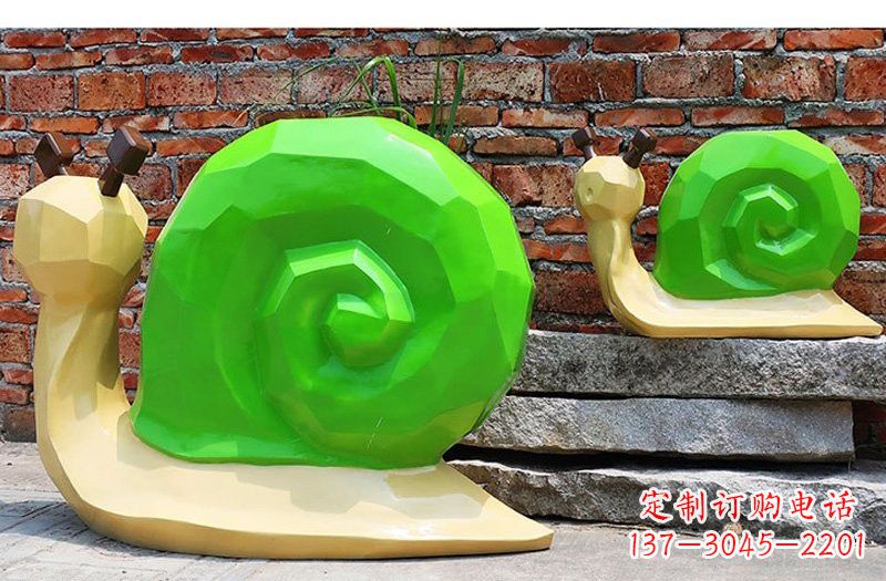 河南玻璃钢蜗牛雕塑——浪漫又充满灵感