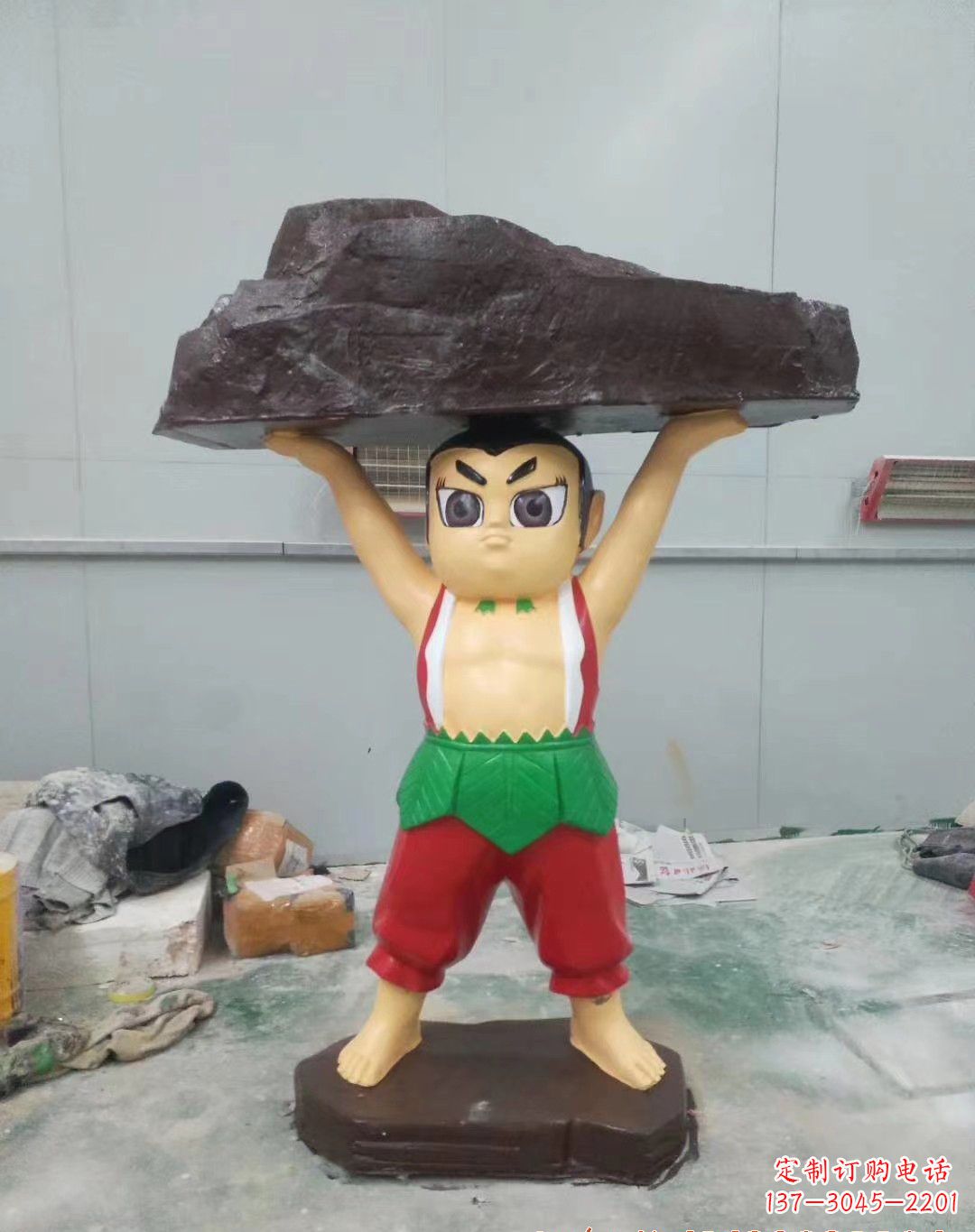河南玻璃钢卡通葫芦娃雕塑