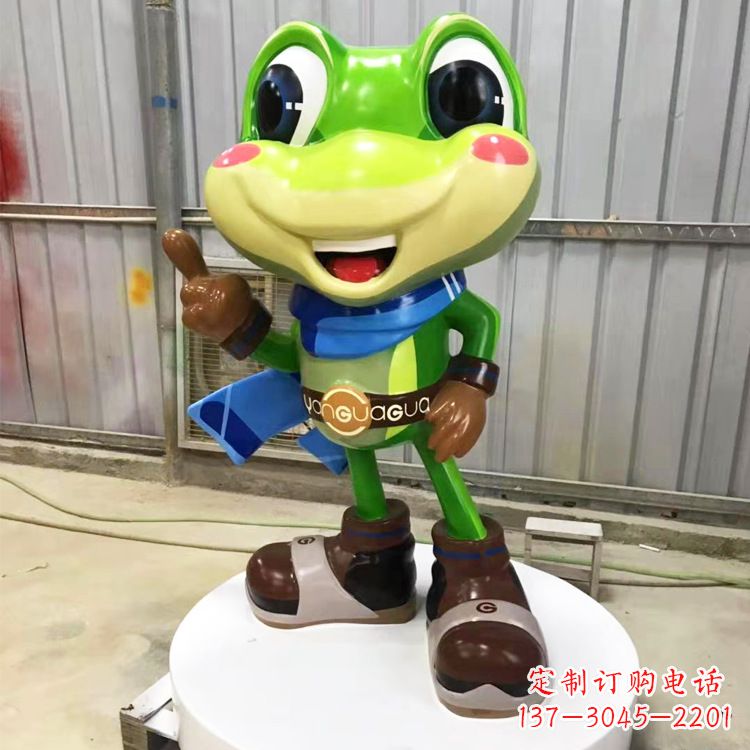 河南玻璃钢青蛙雕塑——为商场儿童游乐场增添点缀