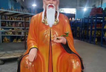河南玻璃钢彩绘佛像钟雕塑——精美宗教艺术装饰