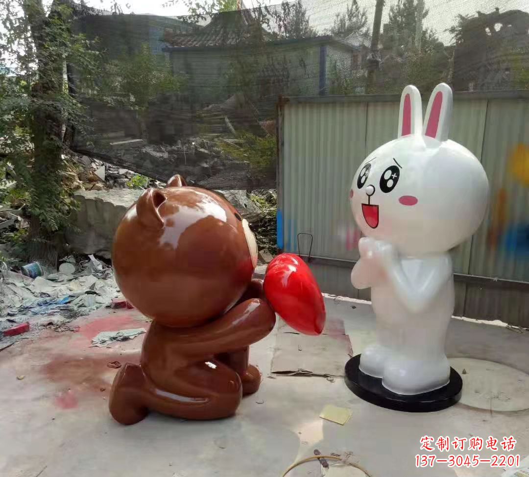 河南玻璃钢卡通熊猫雕塑精美的动物雕塑