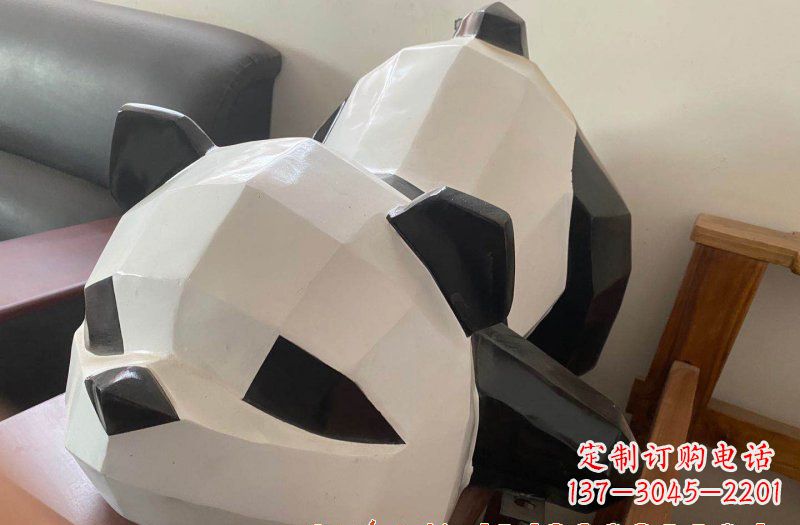 河南玻璃钢熊猫雕塑