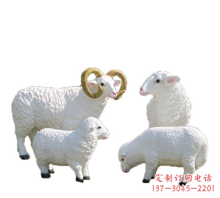河南玻璃钢山羊雕塑——传承藏区特色文化